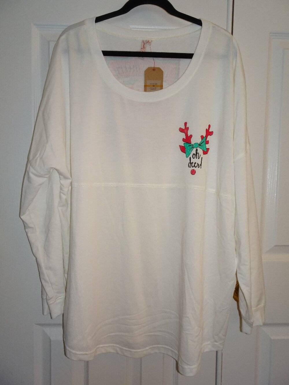 Plus Size Southern Style Christmas Long Sleeve Tshirt